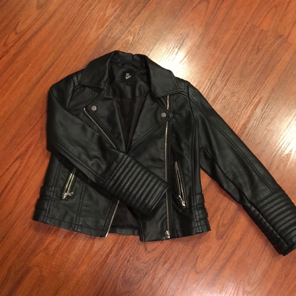 Faux Leather Jacket (kids)